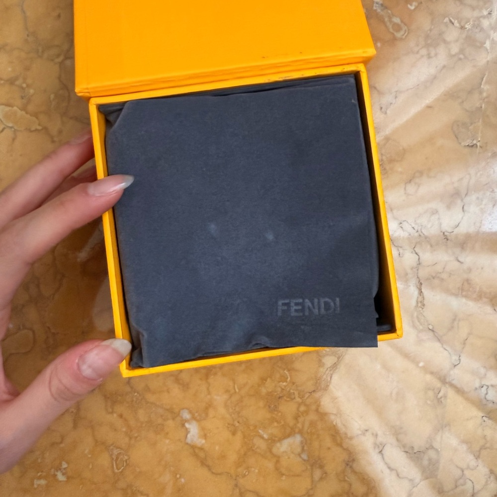 Fendi Yellow Python Snakeskin Double-Wrap Bracele… - image 3